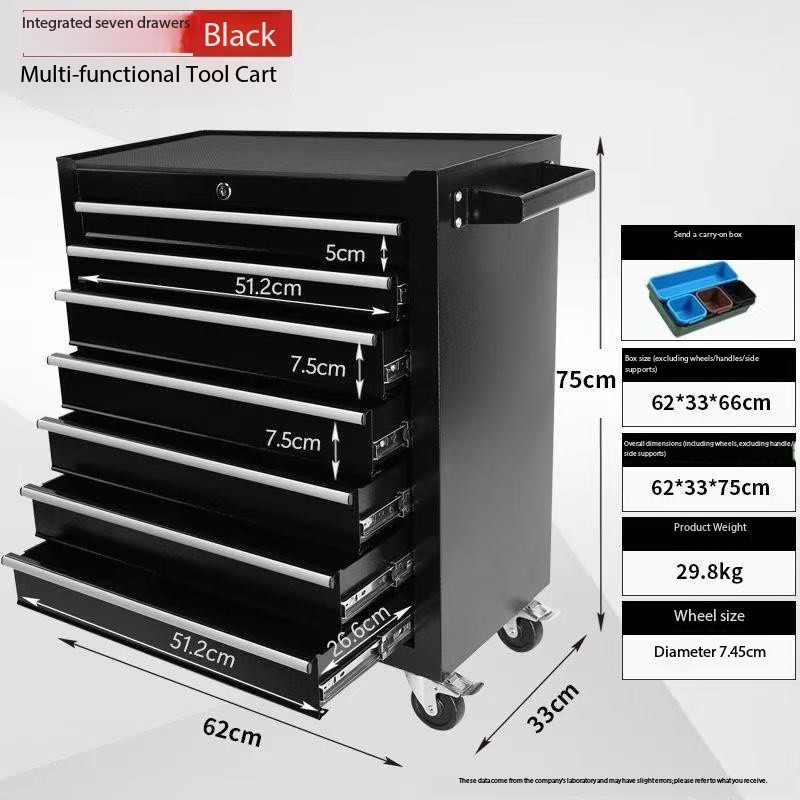 TOOL BOX TROLLEY CABINET 7 LAYER DRAWERS TOOL BOXES Auto multi-layer ...