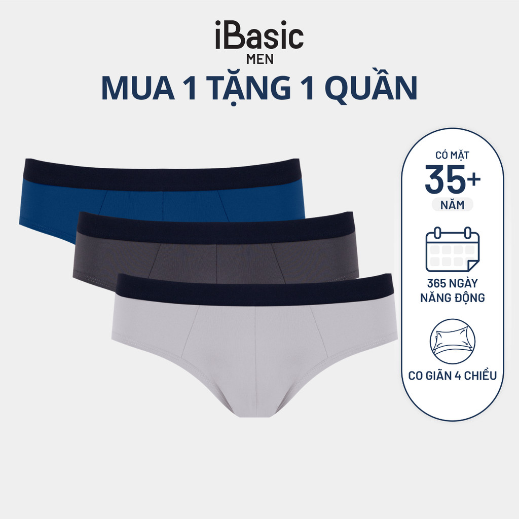 [EXPERIENCE PRICE] Combo of 3 men's underwear iBasic brief cold elastic ...