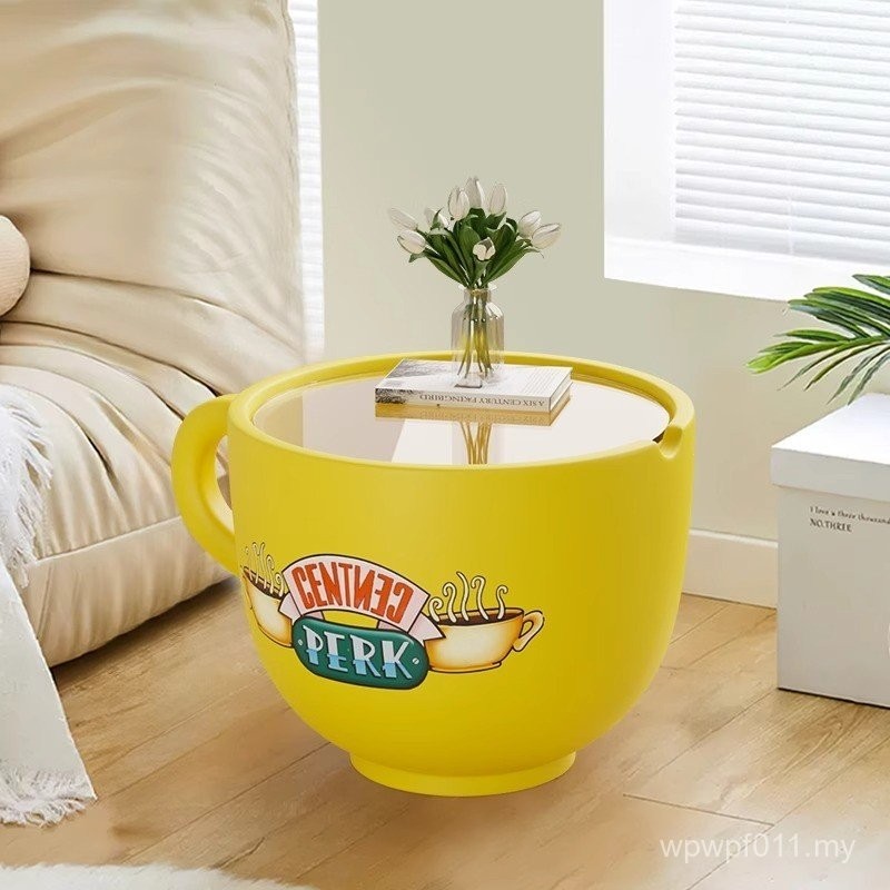 Simple Corner Table Sofa Living Room Small Table Coffee Cup Side Table ...