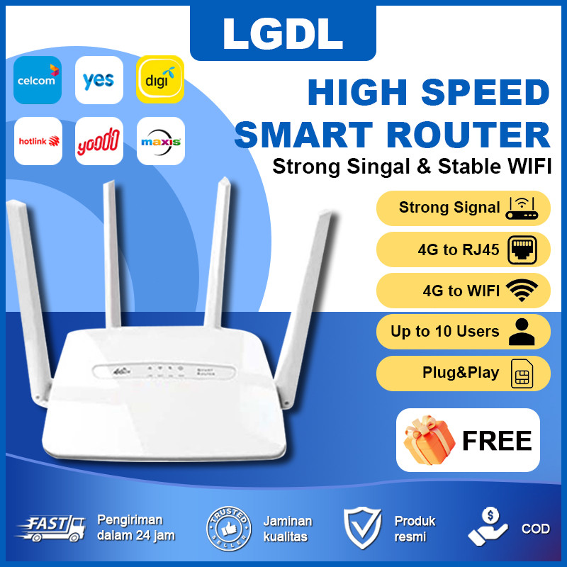 Router WiFi 4G LTE Modem C300 Simcard Sokong Banyak Peranti Sambungan ...
