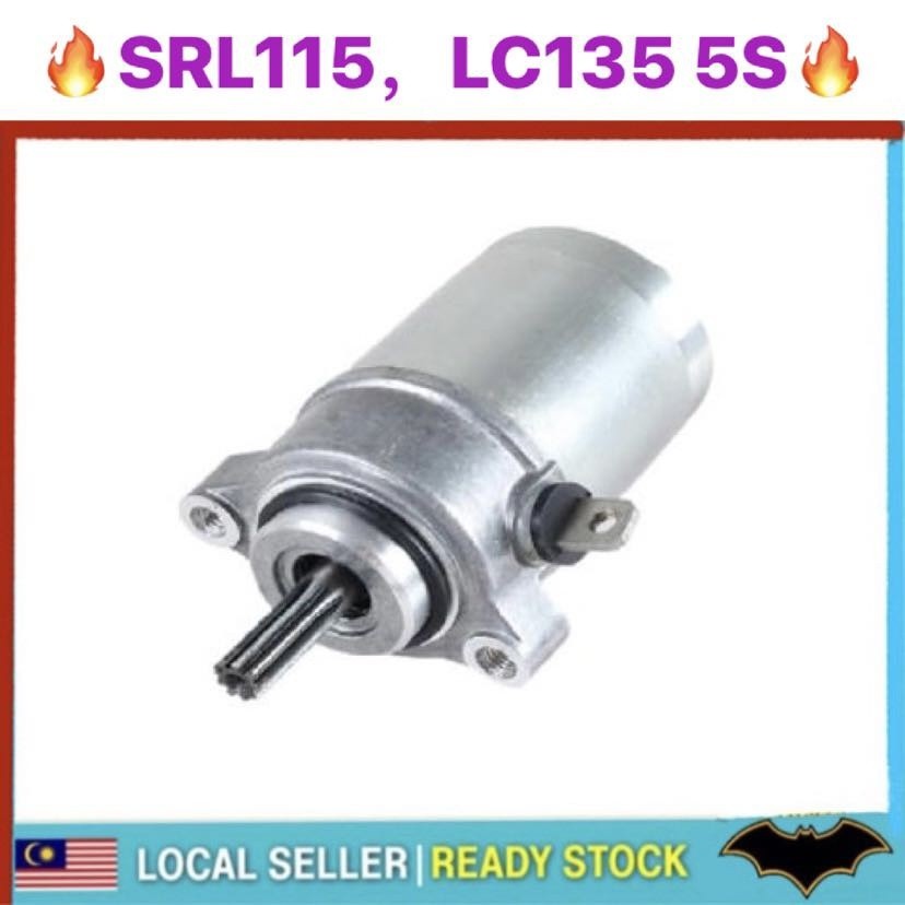 YAMAHA SRL115 / LC135 5S STARTER MOTOR STARTOR ASSY LC135 4S NEW LC5S ...