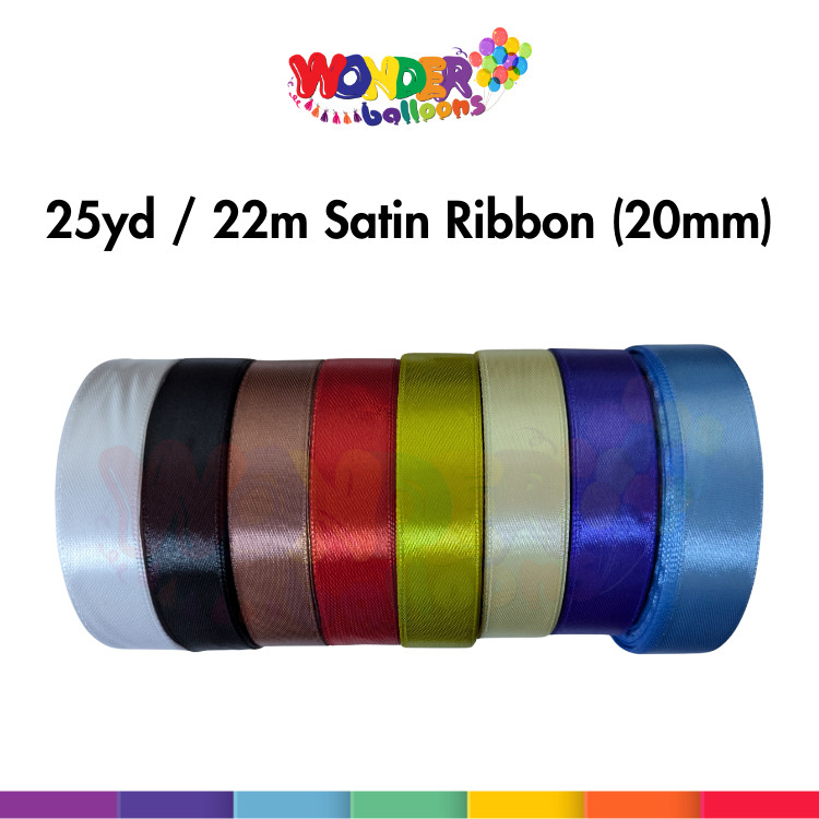 Satin Ribbon (20mm) 25yd/22m | Shopee Malaysia