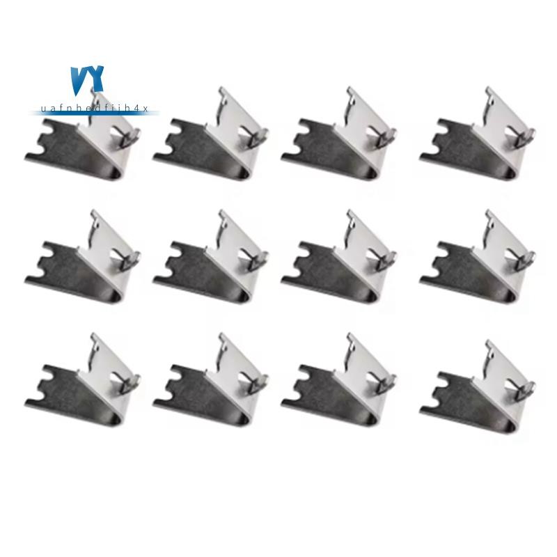 thumbnail image 2 of Freezer Support Hooks 10 Pack Freezer Shelf Clips - Stainless Steel Refrigerator Support Hooks Stainless Steel Clips 2 of 9