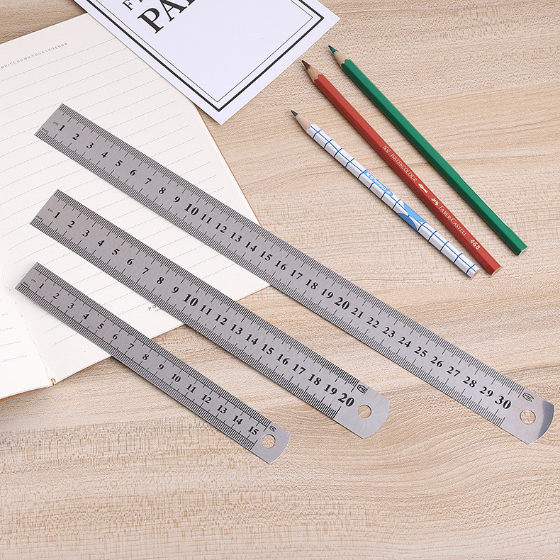 METAL RULER 15CM / Pembaris Besi 15cm / 30CM 1PC | Shopee Malaysia