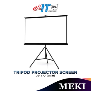 Meki Tripod Projector Screen 70" x 70" (6 x 6 feets)