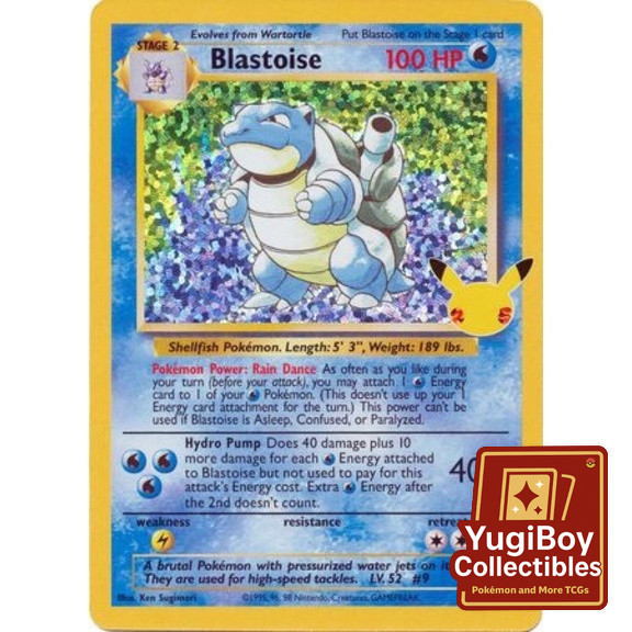 Blastoise 2/102 Holo – Celebrations Classic Collection (25th Anniversary)