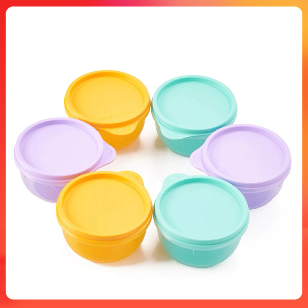 Tupperware Mini Bowls 230ml Snack Box Ice-cream cup Air Tight Colorful ...