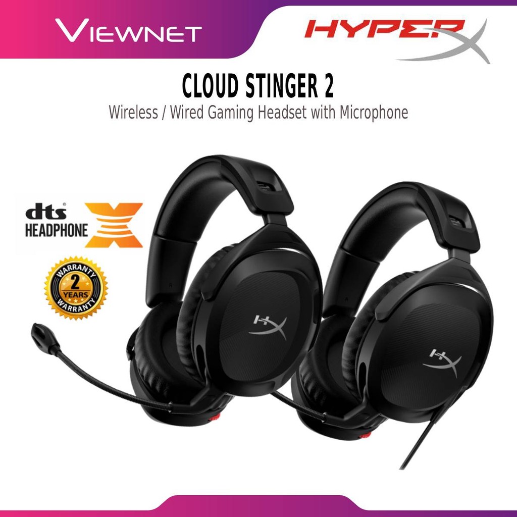 HYPER-X HYPERX CLOUD STINGER 2 WIRED / WIRELESS GAMING HEADSET ...