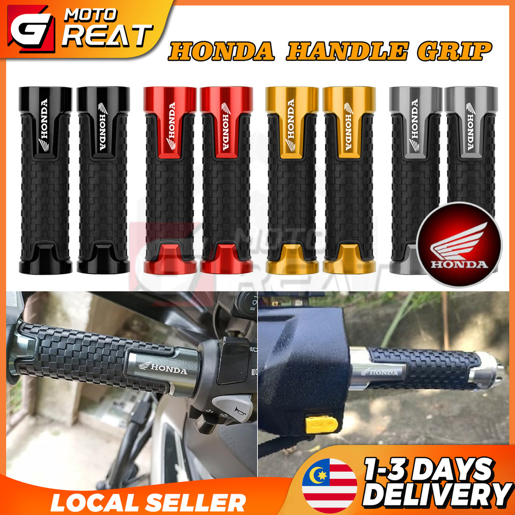Honda Handle Grip Balancer 2 In 1 Set CNC Alloy Throttle Grip ...