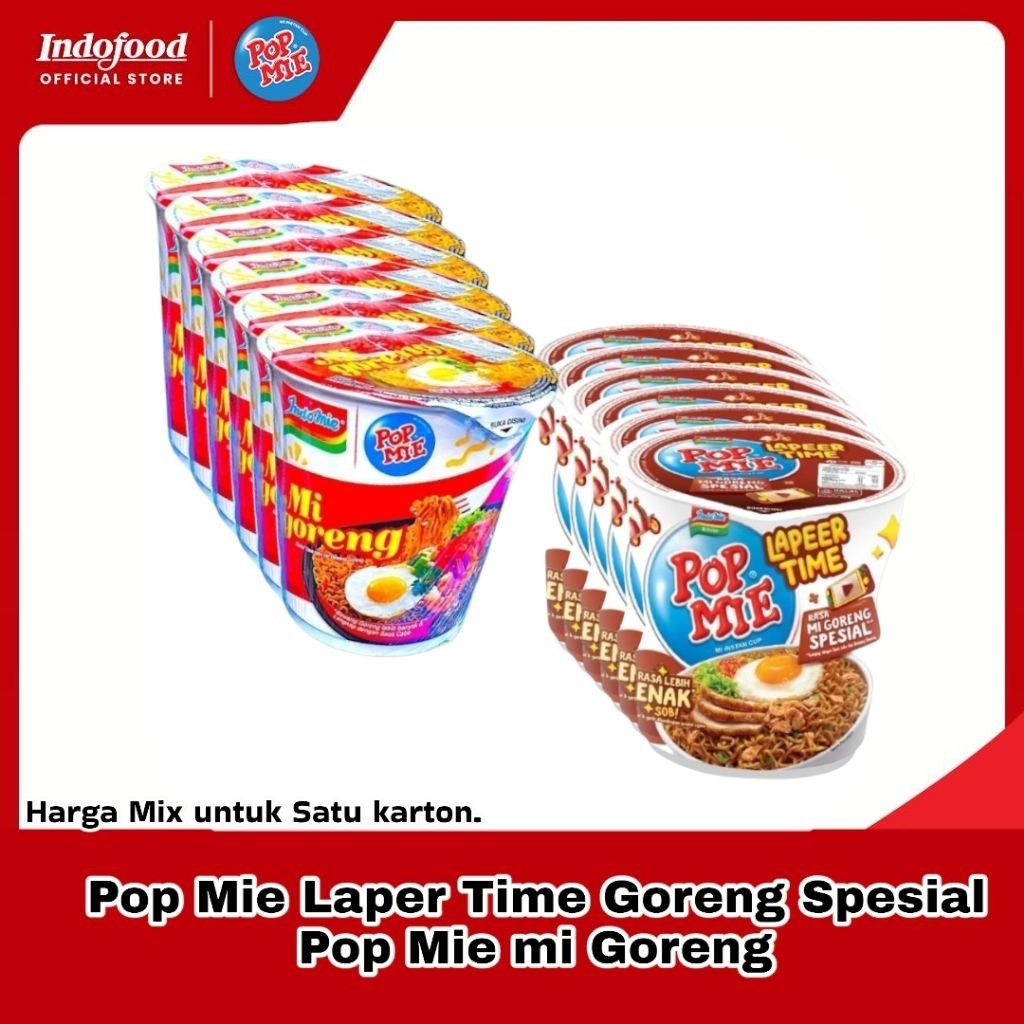 Pop Mie Kemasan 80g//harga untuk 1karton isi 12 Cup. | Shopee Malaysia