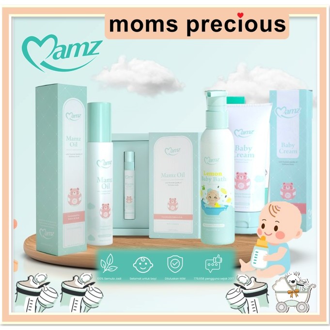 MAMZ Baby Oil / Baby Lemon Bath Shampoo Newborn Head to Toe | Shopee ...