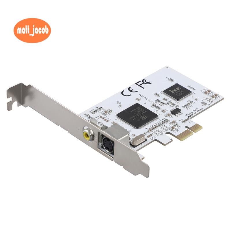 PCIE Expansion Card PCIE to AV Surveillance HD 640X480 Resolution Video ...