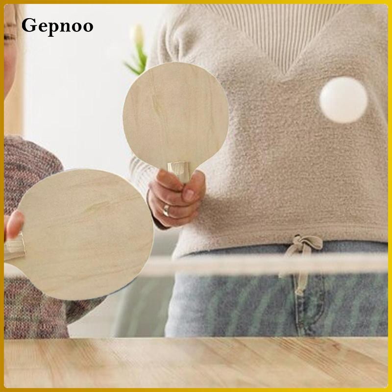 Gepnoo Kids Table Tennis Rackets DIY Blanks for Creative Art Projects ...