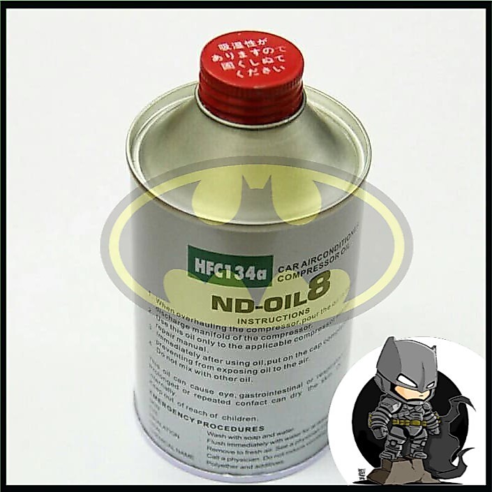 ACM Compressor Oil R134a Car Aircond, ND-8 Oil R134 NEW LIQUID ND8 ...