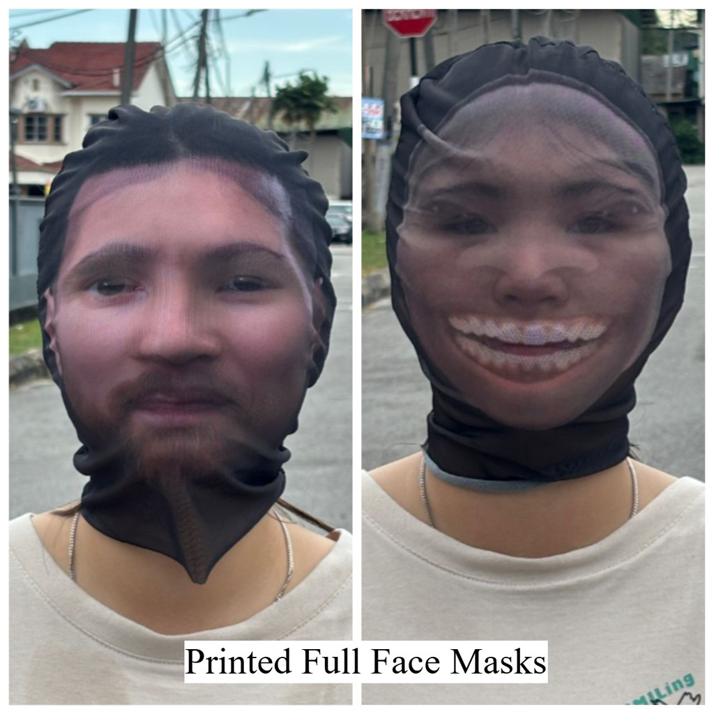 New 3D Printed Elastic Mesh Full Face Mask for Cosplay and Costume ...