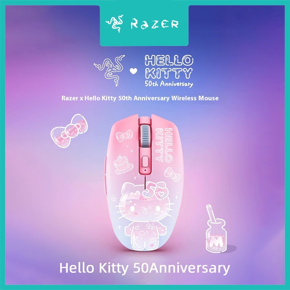 Razer Sanrio Hello Kitty 50th Anniversary Limited Edition Dual Mode ...