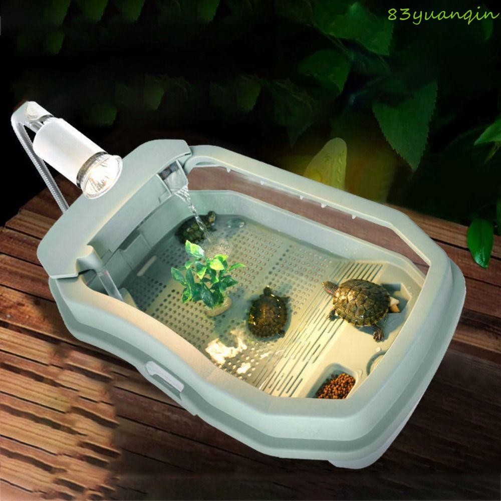 YUANQIN Turtle Tank Durable Practical Small Pet Accessories Plastic ...