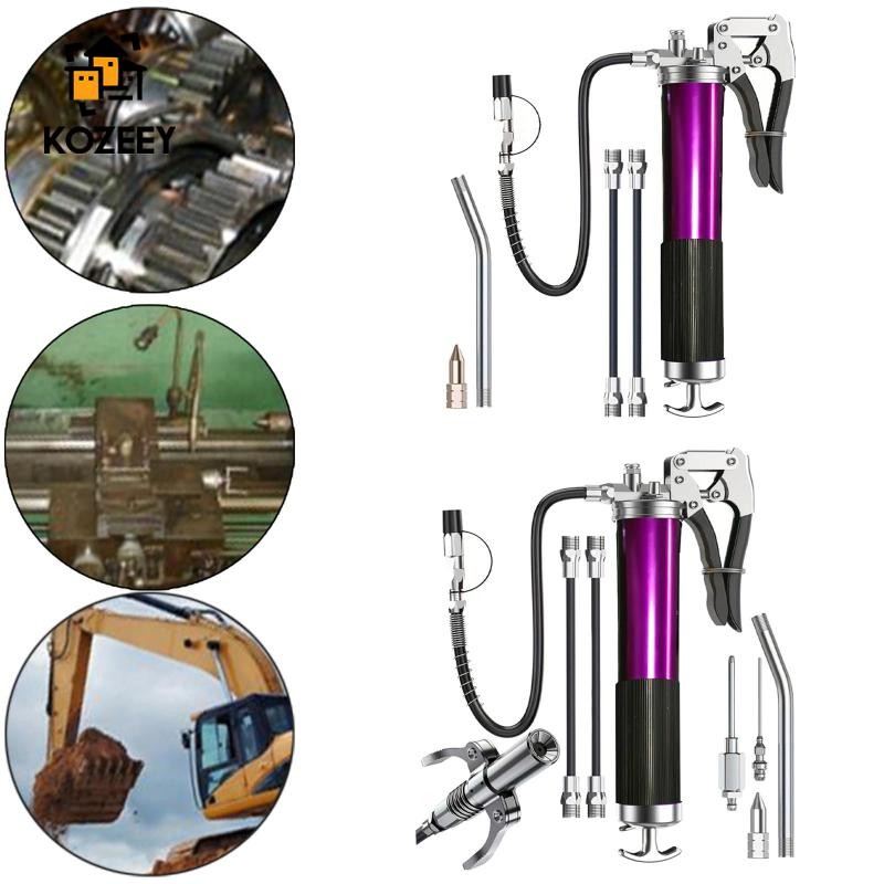 KOZEEY Handheld Grease Tool Kit High Pressure with Nozzles Professional ...