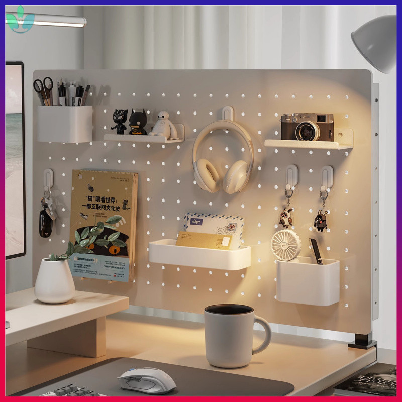 Desktop Hole Board Rack Desk Baffle Desk Partition Vertical Hole Rack ...