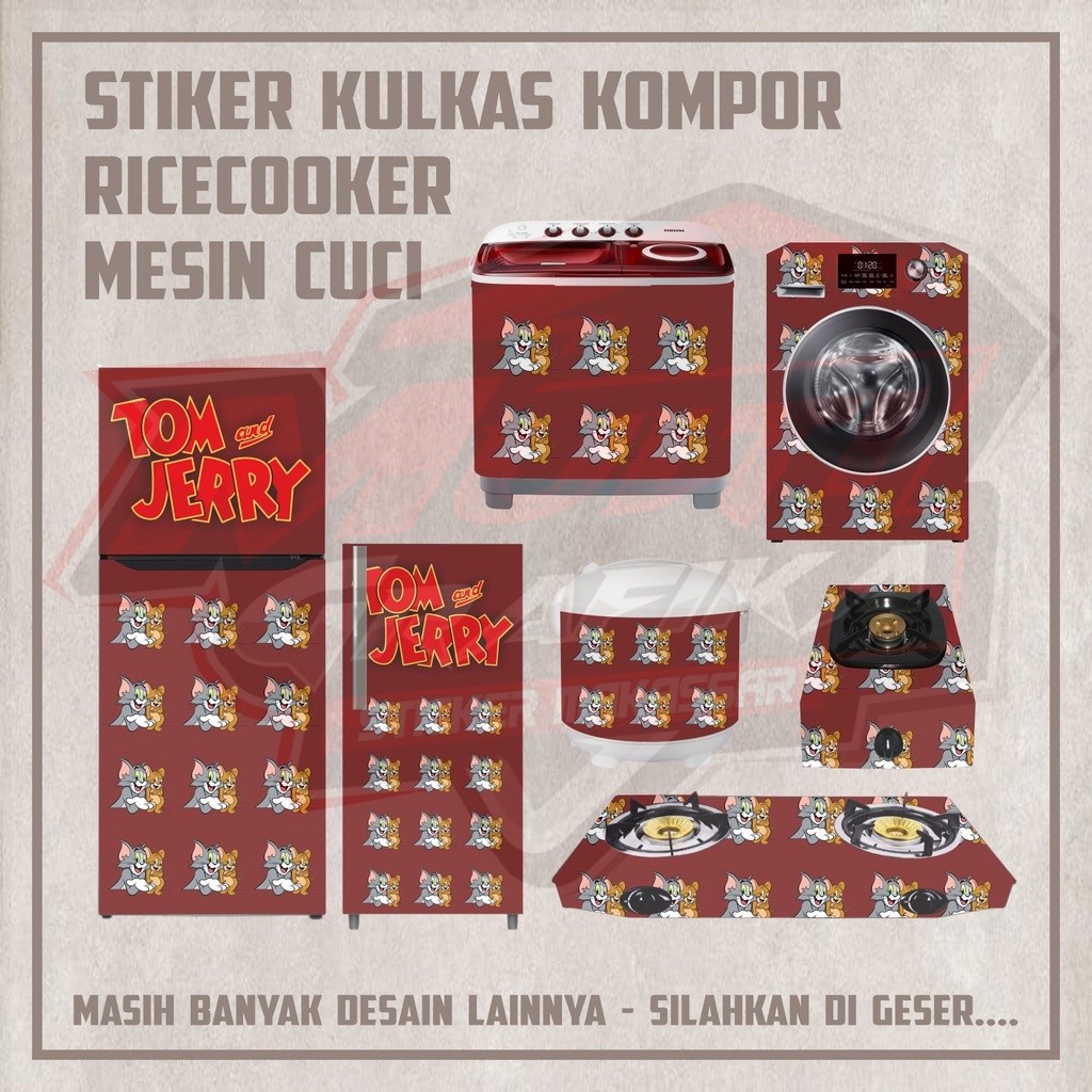 MESIN Stickers Refrigerator, stove, washing machine, tube door, Rice ...