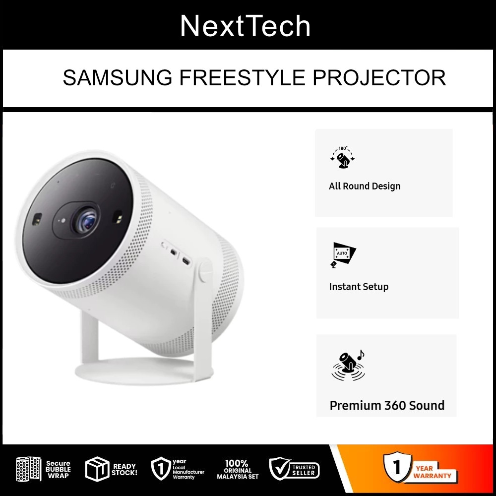 Samsung The Freestyle LSP3B Portable Projector SP-LSP3BLAXXS (DEMO UNIT ...