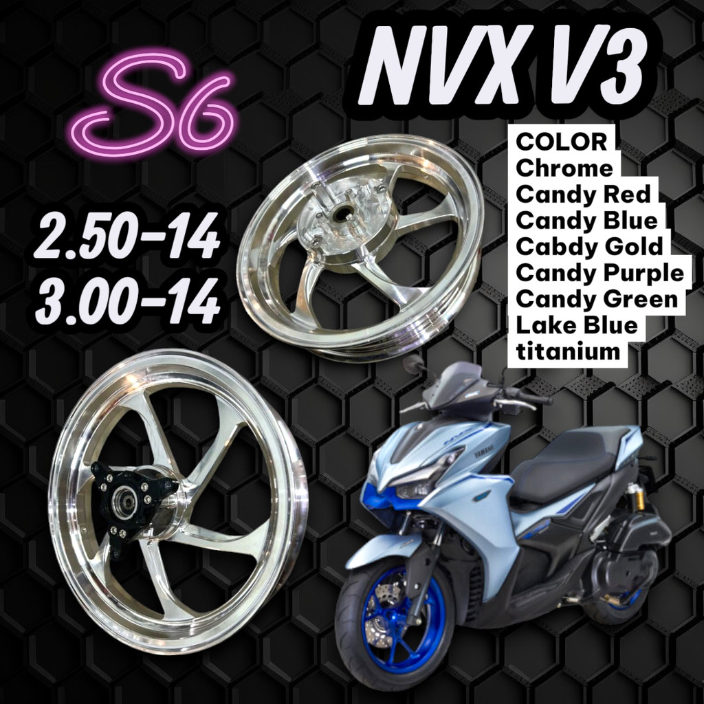 S6 Sport Rim NvxV3, NvxSP, NVX V3 cnc Sportrim Chrome, Gold, Purple ...