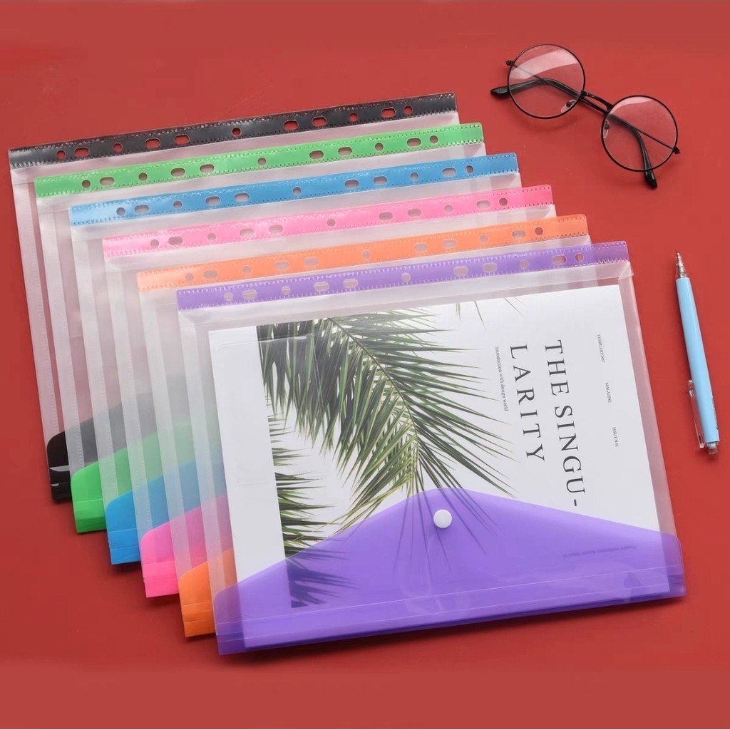Fail Butang Kembang A4 Expandable Button File 11 Holes Pocket File ...