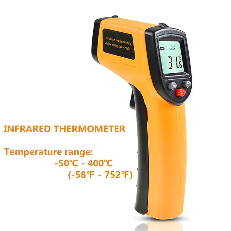 GM320 Digital Inframerah Termometer Dahi Telinga Tanpa Sentuhan Badan ...