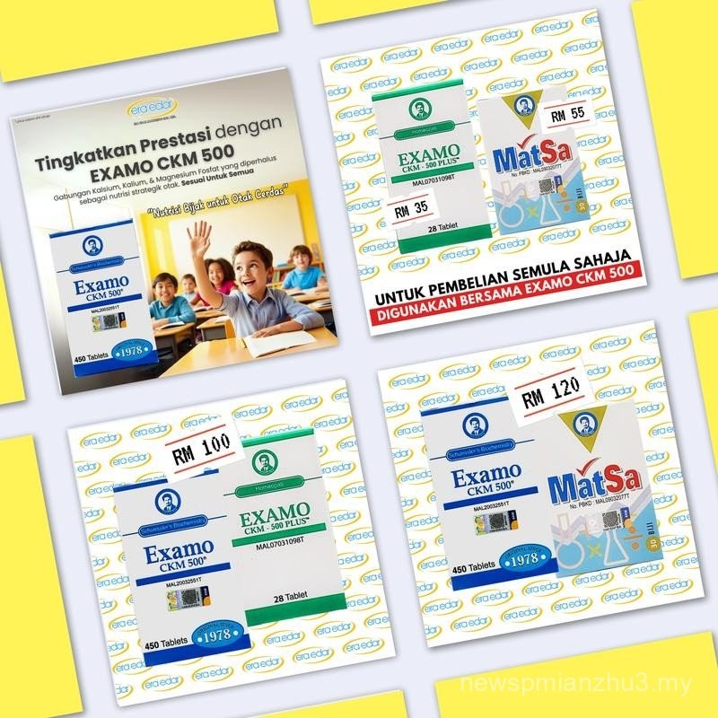 EXAMO CKM 500 Original Sejak 1978 Health Supplements MATSA dan EXAMO ...