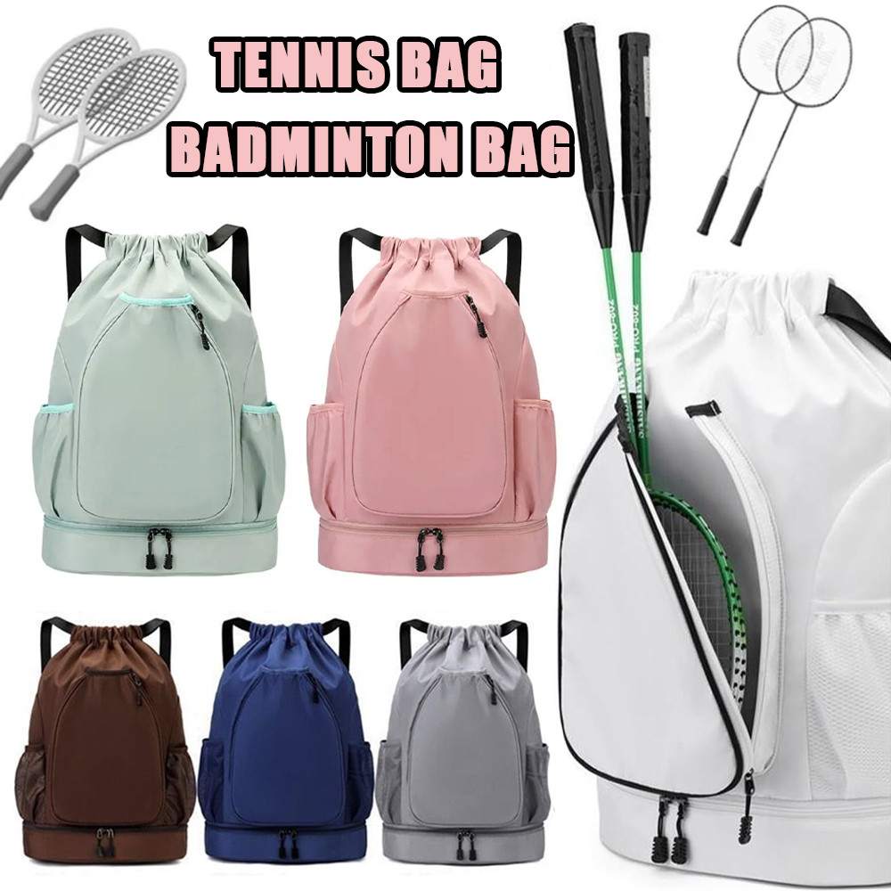 Backpack Badminton Bag with Independent Shoe Compartment Tennis Racket ...