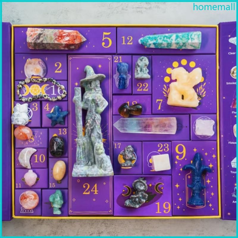 HO Halloween Advent Calendar Box Witches Statue Rock Collection 2025 ...
