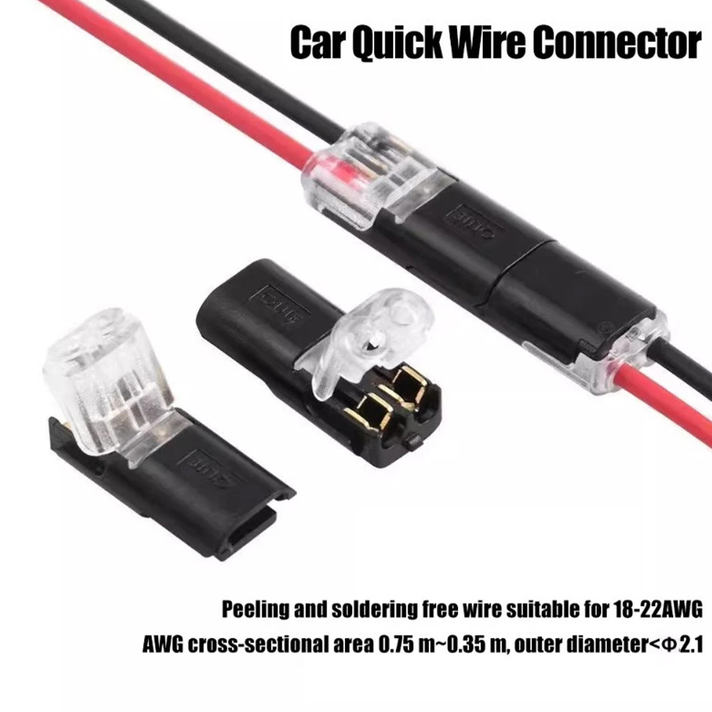 10/20/50 Pcs 2 Pin Way Plug Car Electrical Connector Automotive ...
