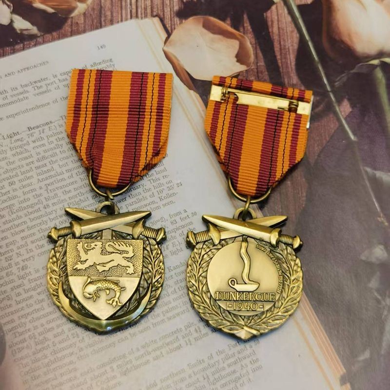 1940 United Kingdom France Churchillon Gilk Retirement Medal Generator ...