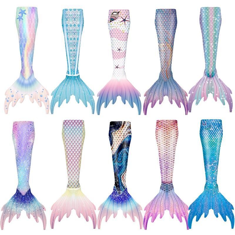 Mermaid Costume Boys Girls Baby Mermaid Tail Ariel Hot Spring Vacation ...
