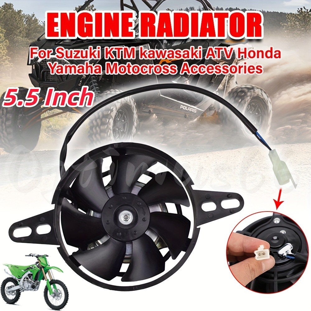 5.5INCH RADIATOR KIPAS BESAR/ Y15ZR LC135 RS150 SYM VF3i 185/ Radiator ...