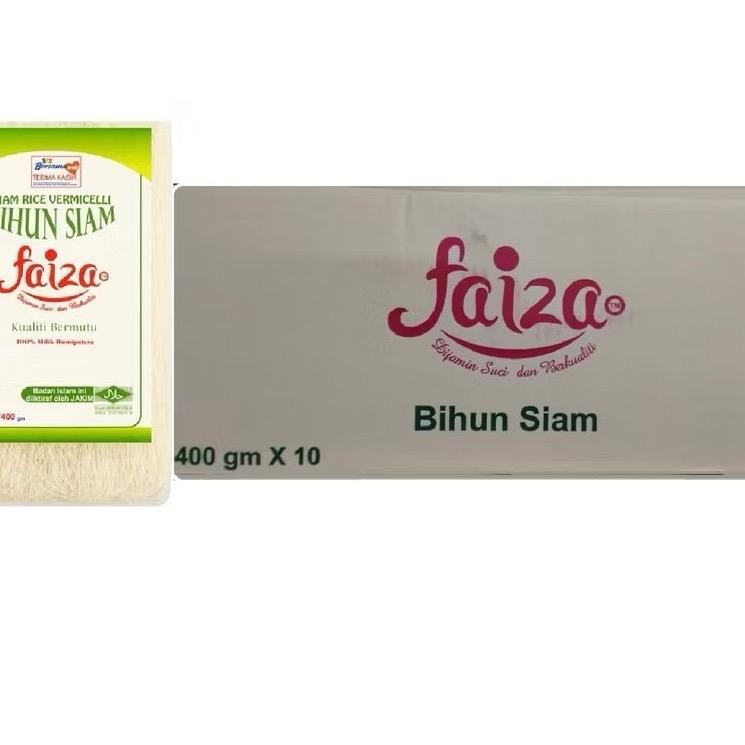 Faiza Bihun Siam Cap 400g x 10 Box Carton Beras Wangi Kering Putih ...