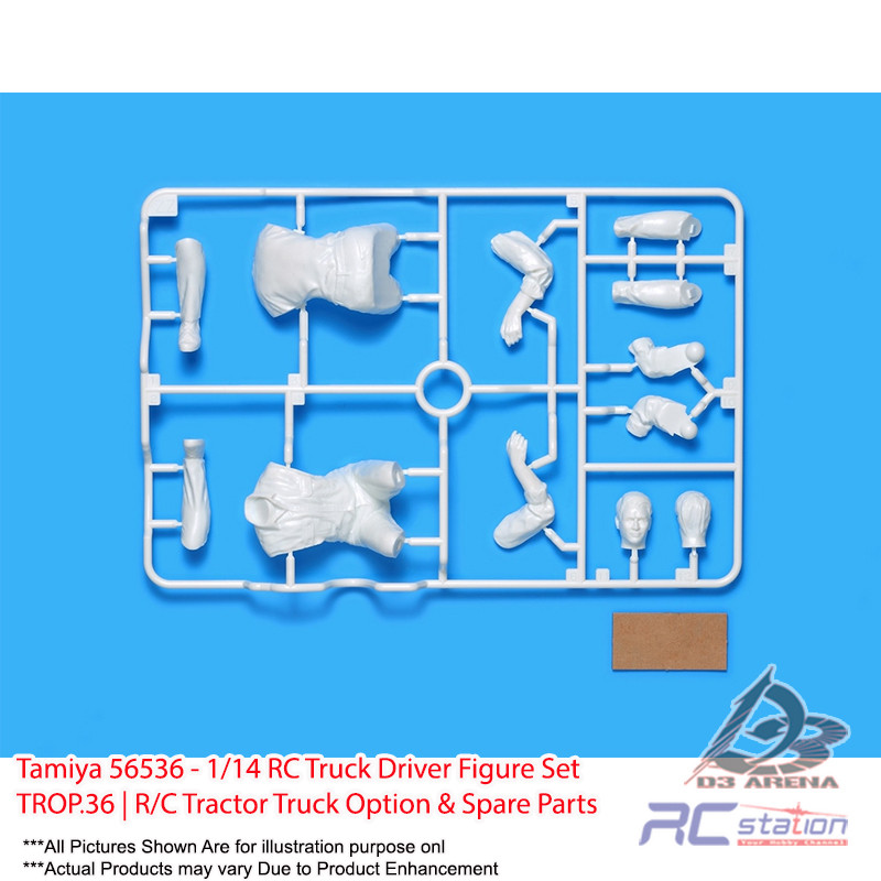 Tamiya #56536 - 1/14 RC Truck Driver Figure Set TROP.36 | R/C Tractor ...