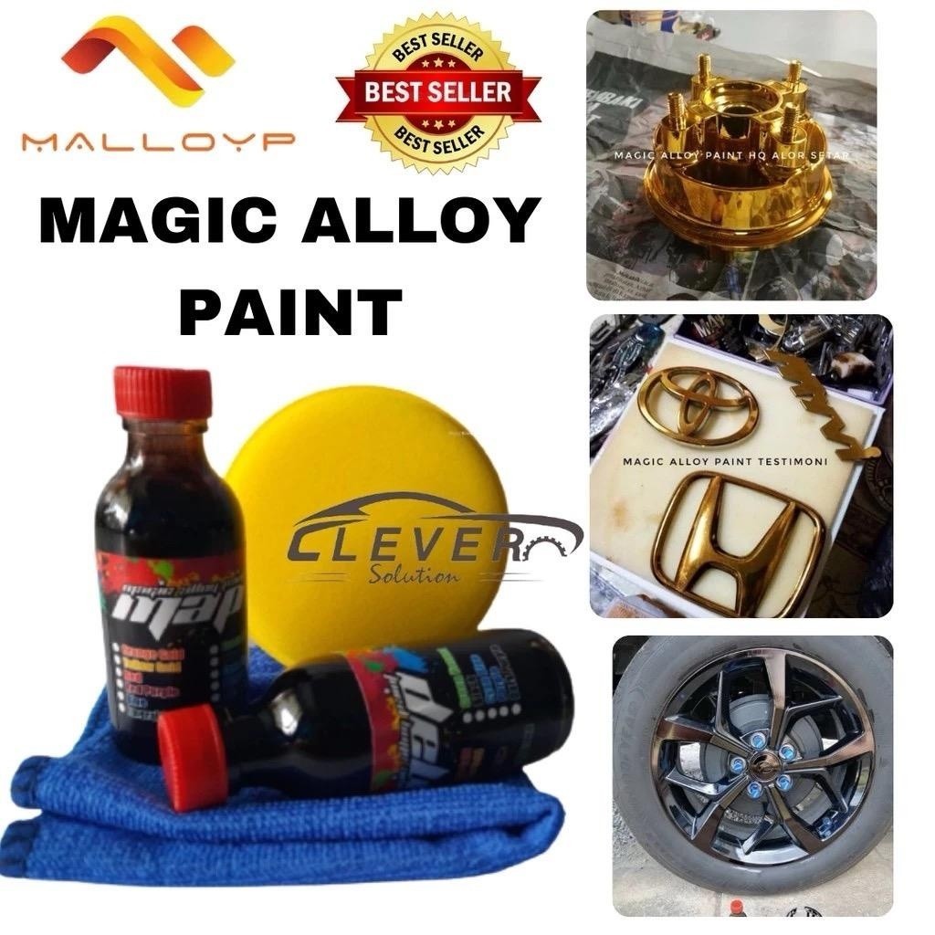 Magic Alloy Paint 60ML MAP Car Rim Paint Metal Paint Delete Chrome Cat ...
