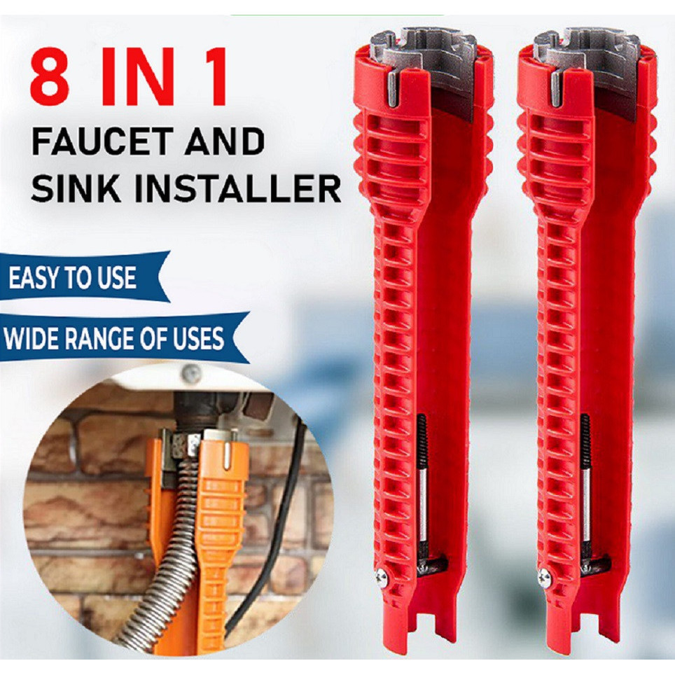 8 in 1 FAUCET AND SINK INSTALLER / Faucet & Sink Opener / Pembuka Pipe ...