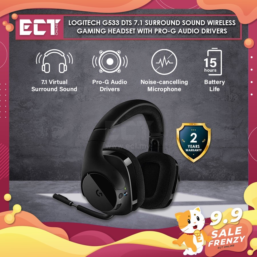 G533 Wireless Gaming Headset Logitech G533 Bluetooth Logitech G533