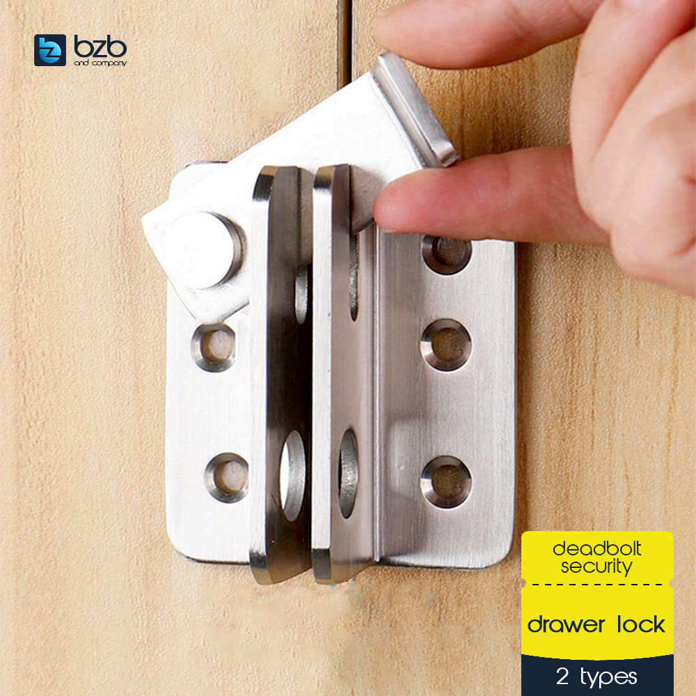 Stainless Steel Swivel Bolt Security Door Gate Latch Slug Lock Sliding ...