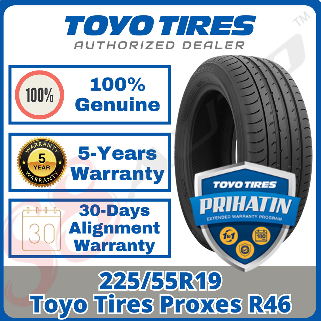 OEM Mazda CX5】225/55R19 Toyo Tires Proxes R46 (Malaysia