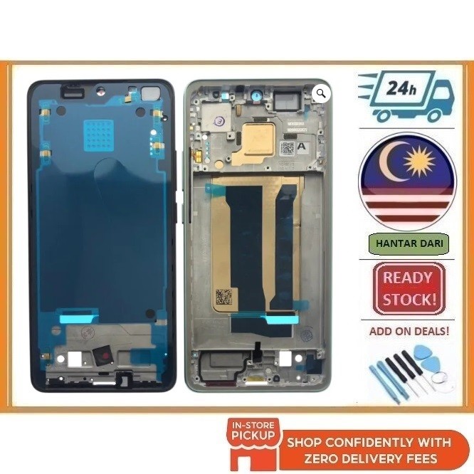 BSS Poco X7 Pro 5G LCD FRAME MIDDLE FRAME HOUSING FRONT HOUSING + POWER ...