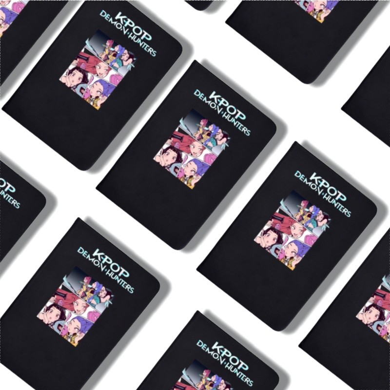 80-page K-pop Demon Hunters Notebook Huntrix Notepads Cartoon Student ...