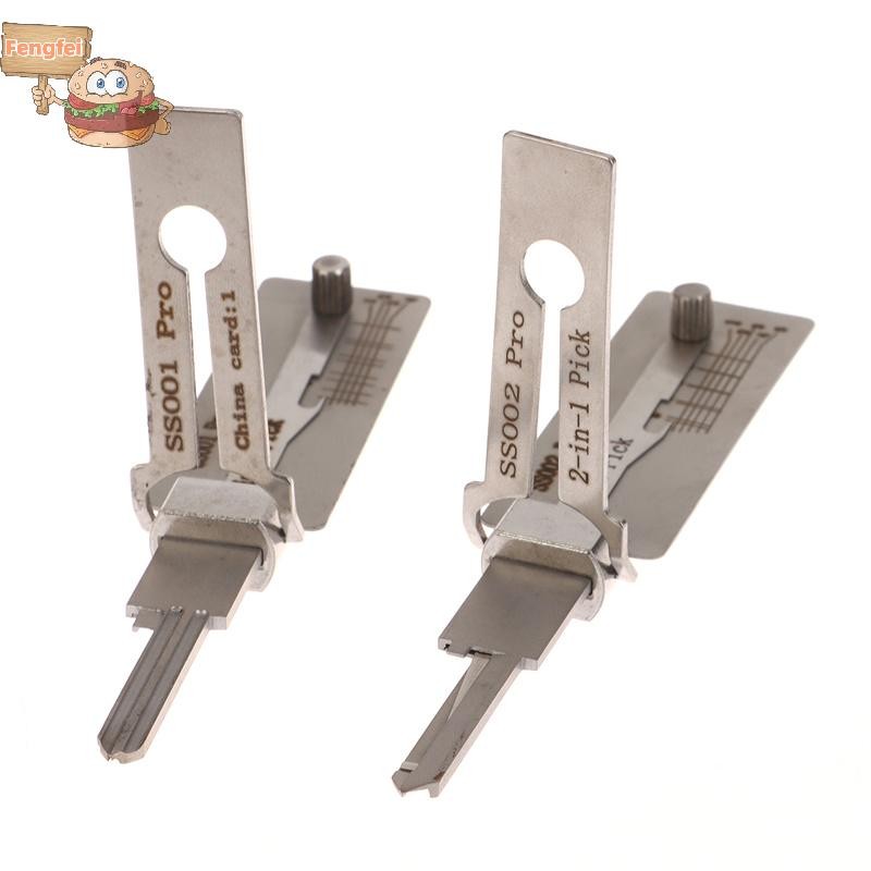 feng 2 In 1 Lock Key Precision Hook And Pick Set O-Ring Pick-up Kits ...