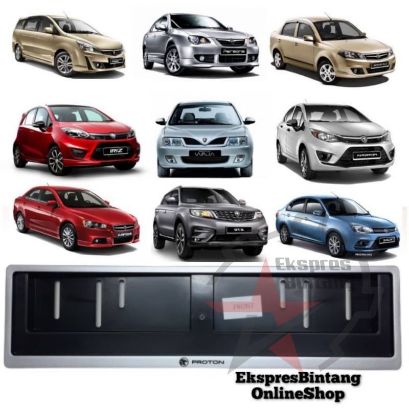 Proton Number Plate Frame X70 X90 S70 New Saga Persona Iriz Blm Flx ...
