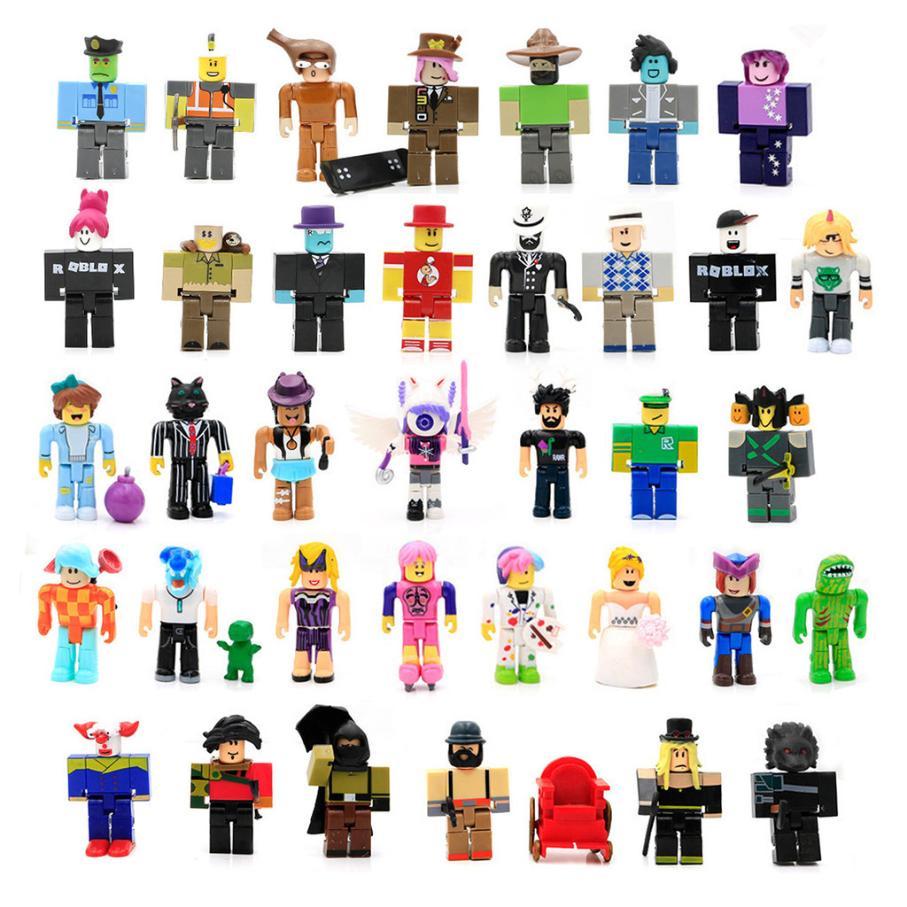 Mix And Match Loose Roblox Miniature Figures Block Minecraft Collection ...