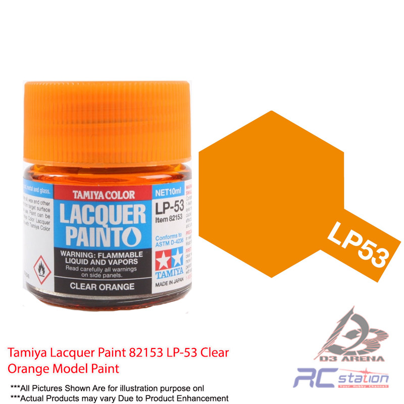 Tamiya Lacquer Paint #82153 LP-53 Clear Orange Model Paint | Shopee ...