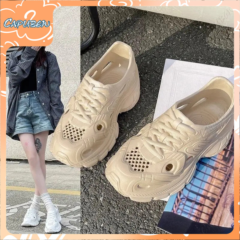 CAPUBEW Durable Slippers for Women Rubber Soft Elegance Fashion Local ...