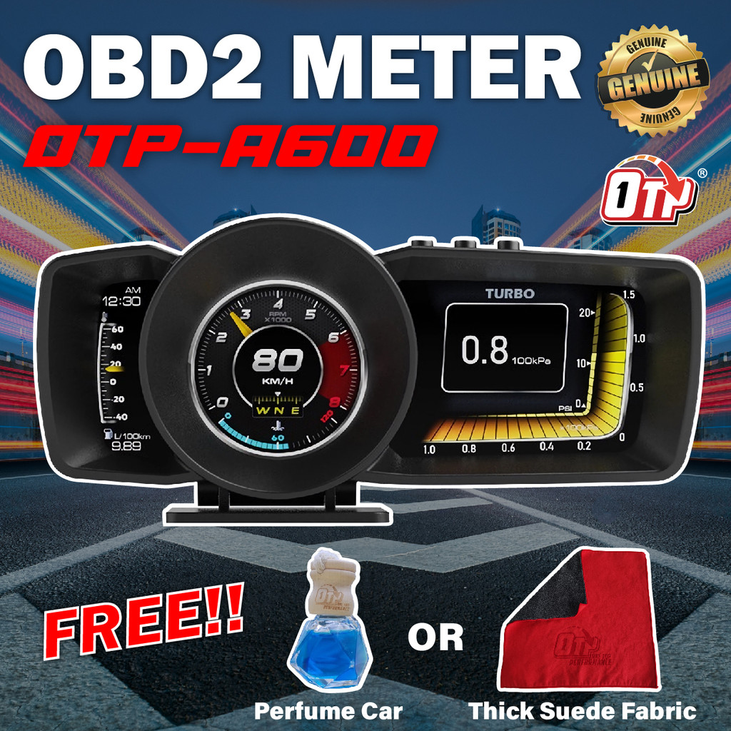 A600 OBD2 Meter Gauge Meter Car GPS Alarm Speed Head-Up LCD display ...